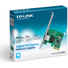 Сетевая карта TP-Link, TG-3468 ,10/100/1000Mbps, PCI-E, UTP