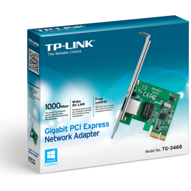 Сетевая карта TP-Link, TG-3468 ,10/100/1000Mbps, PCI-E, UTP