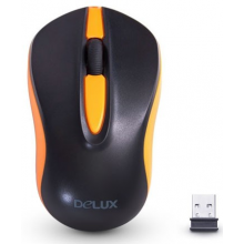 Мышь Delux, DLM-1370GB, 3D, Оптическая 1000dpi, Беcпроводна