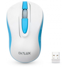 Мышь Delux, DLM-1370GW, 3D, Оптическая, 1000dpi, Беспроводн
