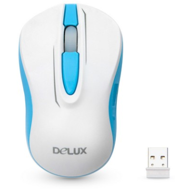 Мышь Delux, DLM-1370GW, 3D, Оптическая, 1000dpi, Беспроводн