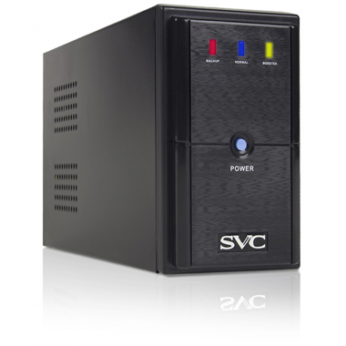 ИБП SVC, V-800-L, Диапазон работы AVR: 165-275В, Бат.: 12В/9