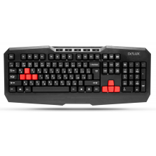 Клавиатура Delux, DLK-9020UB, Игровая, USB, Кол-во стандартных клавиш 104, 5 мультимедиа-клавиш