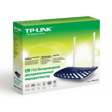 Маршрутизатор беспроводной AC750 Tp-Link Archer C20(RU) <AC750 Dual Band Wireless Router, 433Mbpsat 