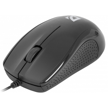 Мышь Defender Optimum MB-160 (Черный), USB 2кн, 1кл-кн, 1,5 м, коробочка
