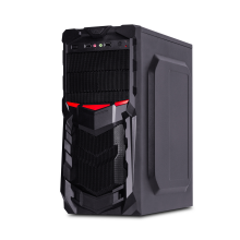 Корпус  Delux, DLC-DW701PS, micro ATX, ATX, USB Hub, HD-Audio, Чёрный, Б/П Delux DP-400, 