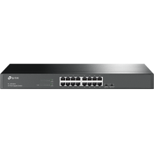 Коммутатор, TP-Link, TL-SG1016, 19-дюймовый стоечный, 16 портов 10/100/1000M RJ45, Корпус металл, 1U