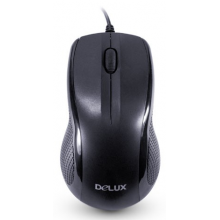 Мышь Delux, DLM-388OUB, 3D,Оптическая, 800dpi, USB, Длина кабеля 1,6метра, Размер: 115,5*39,1*65,3мм