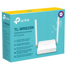 Маршрутизатор беспроводной 300M Tp-Link TL-WR820N <300Mbps Wireless N Router, 2 port Switch, 2T2R, 2