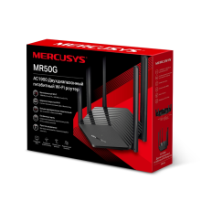 Маршрутизатор беспроводной AC1900 GbE Mercusys MR50G Двухдиапазонный гигабитный Wi‑Fi роутер 1300 Mb